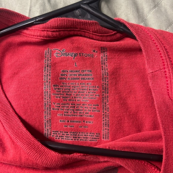 Vintage Disney Store Mickey Mouse Through The Years Graphic Red T-Shirt - Picture 4 of 4